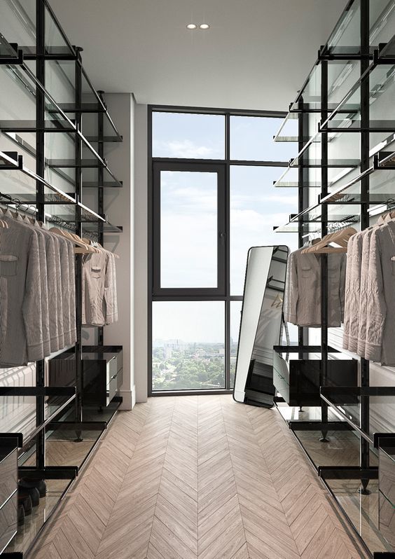 Отдельная гардеробная комната