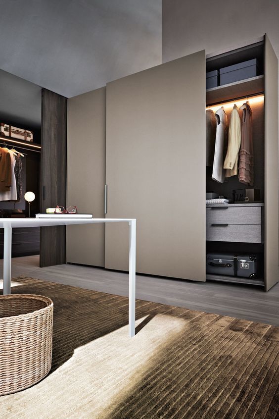 СИСТЕМА ОТКРЫВАНИЯ - шкаф с раздвижными дверями