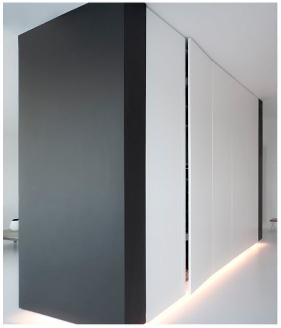 ТИП РУЧЕК - шкаф с открыванием от нажатия (tip-on, push-to-open) (распашной шкаф)