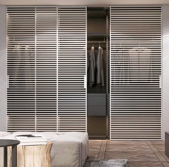 Шкафы с реечными фасадами