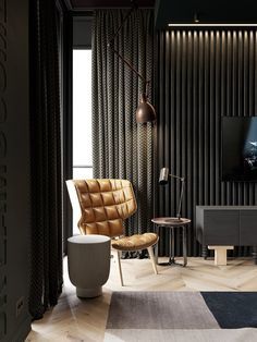 Интерьер в темных оттенках