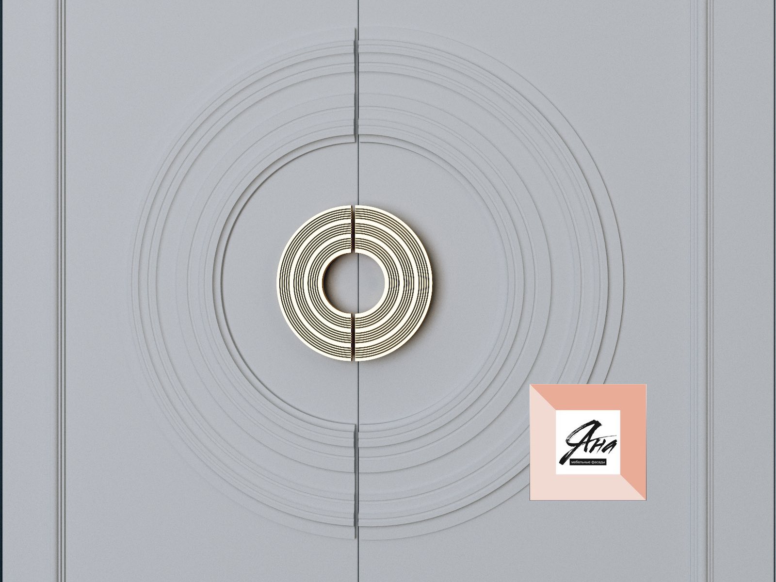 Фасад МДФ с молдингом "MD-5"