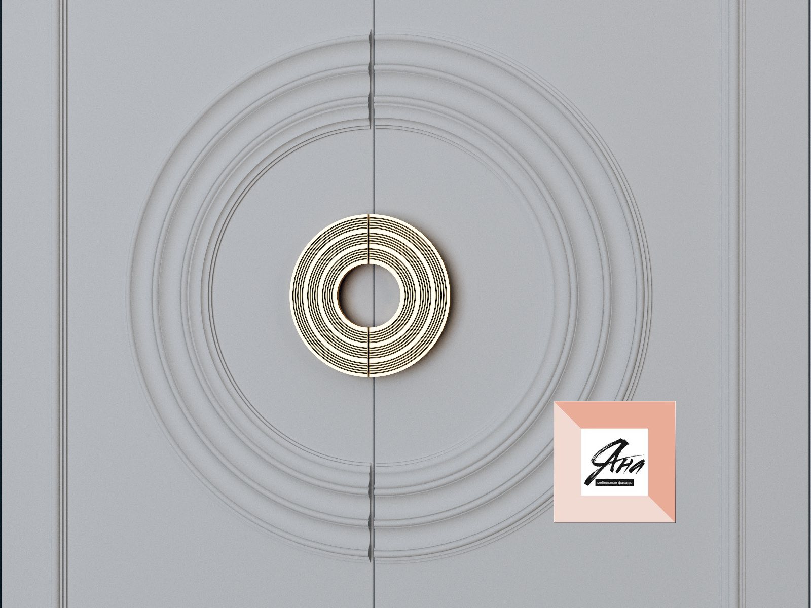 Фасад МДФ с молдингом "MD-6"