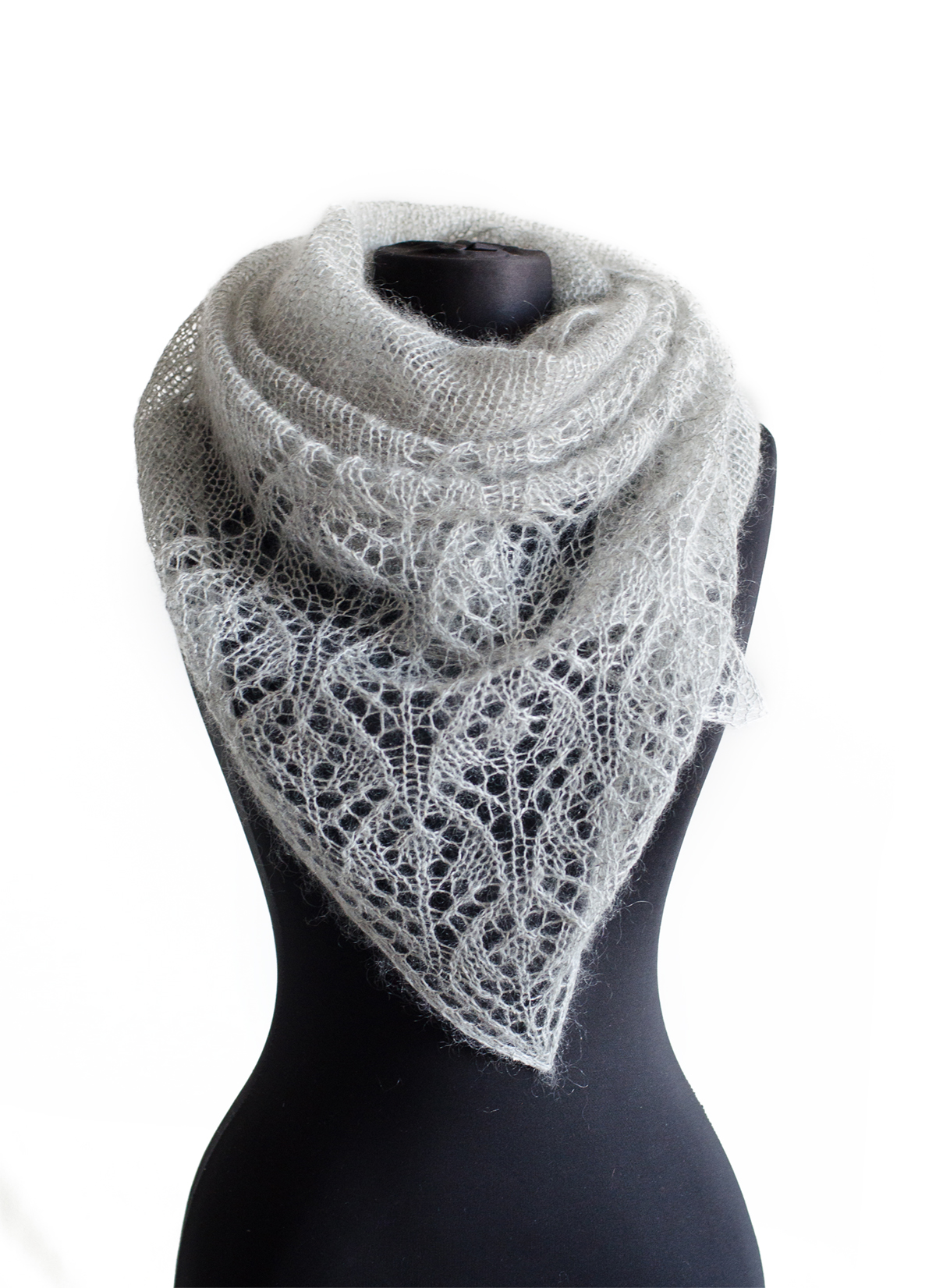 Описание по вязанию шали Фугра