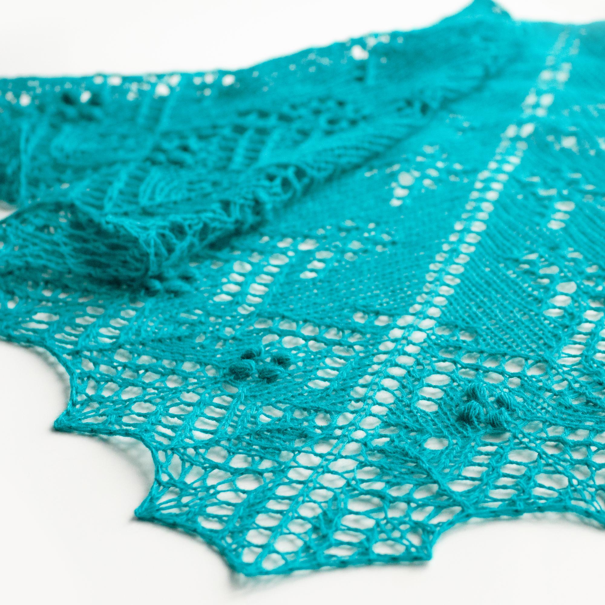 Описание по вязанию шали Паленке