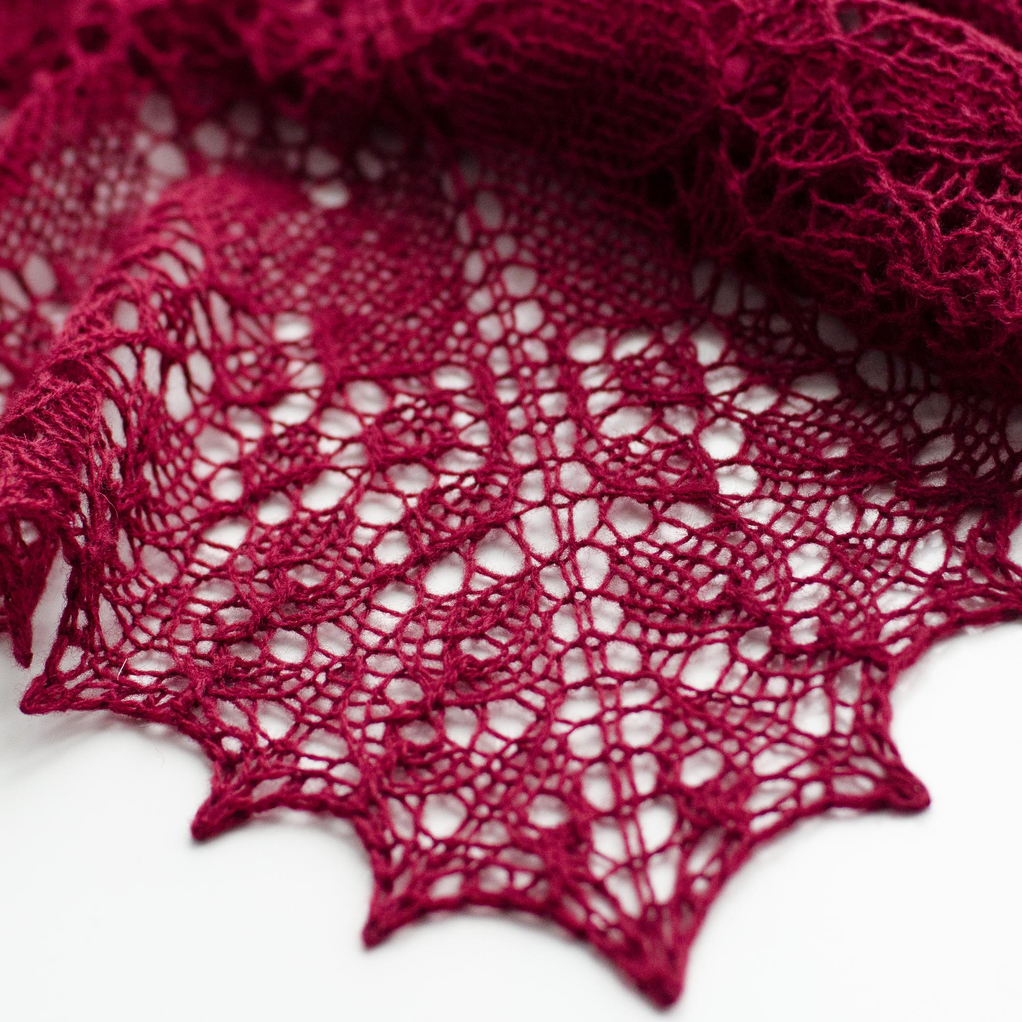 Описание по вязанию шали Туатара