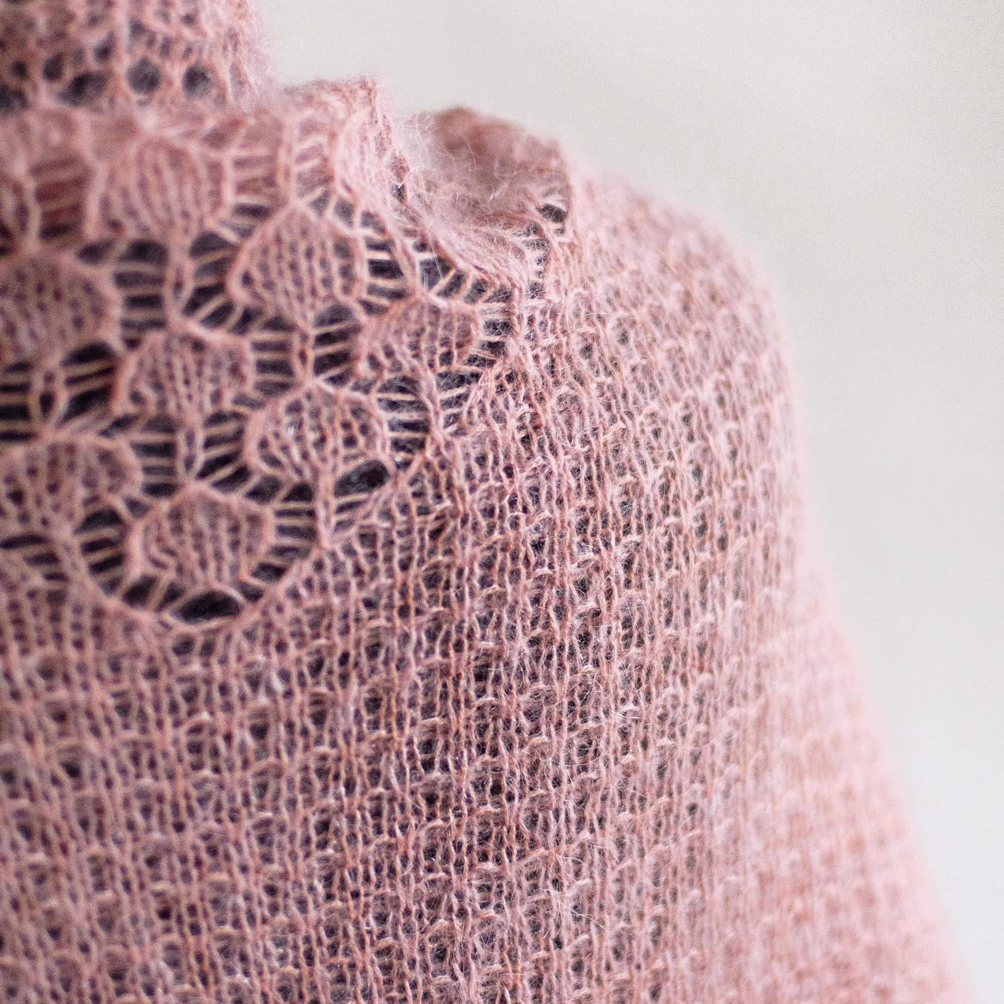 Описание по вязанию шали Какао