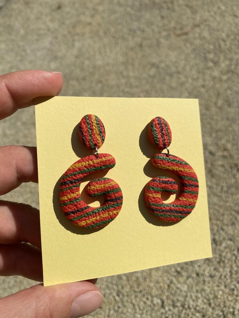 Серьги Ракушки Калахари