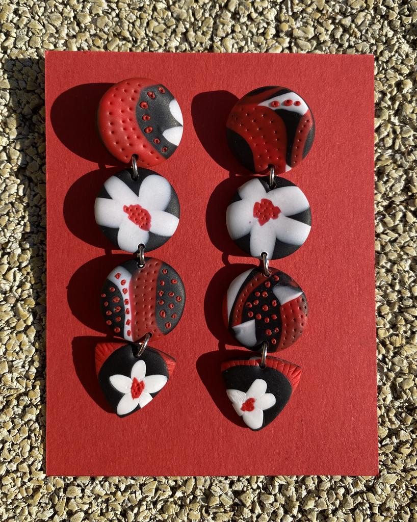 Серьги Японские мотивы