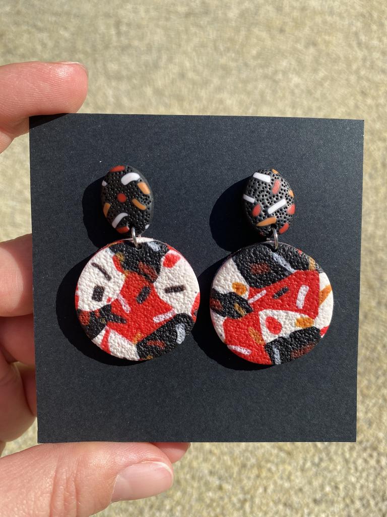 Серьги Абстракт