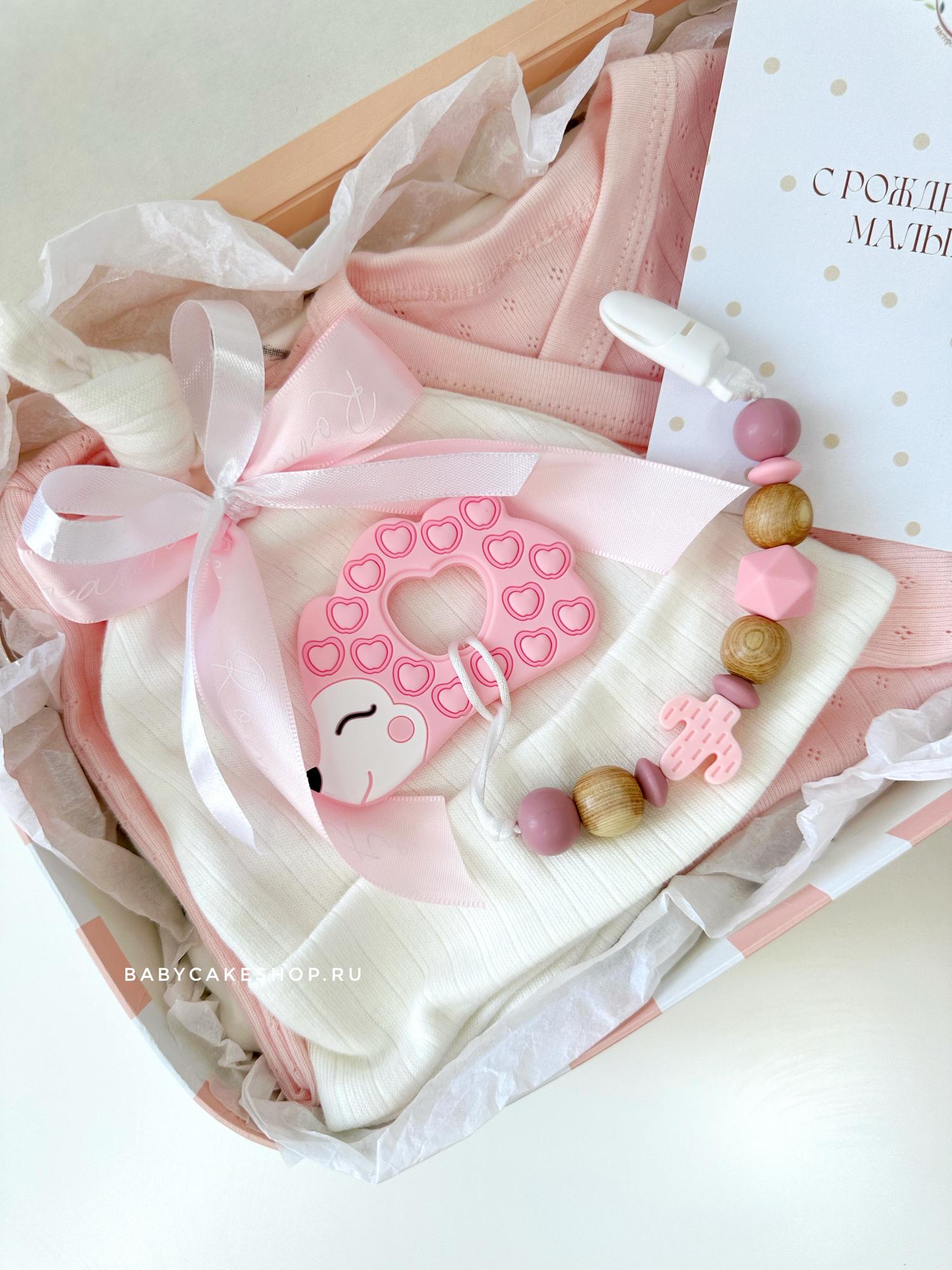 Подарочный набор бэбибокс бокс для девочки «Ёжик»