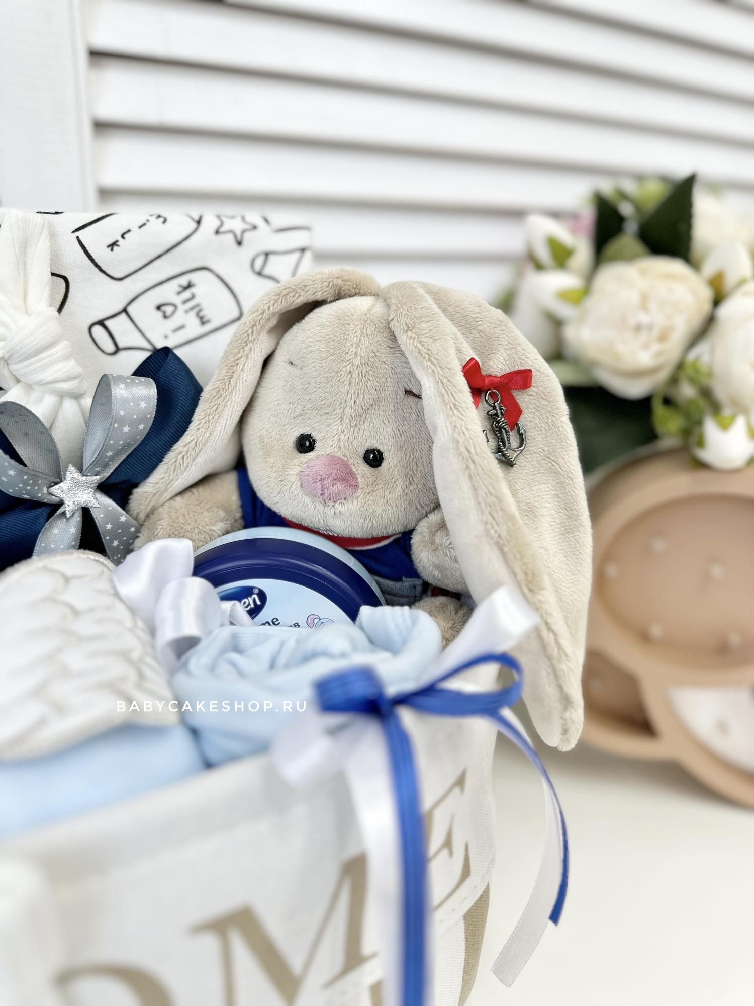 Подарочная корзина набор для мальчика «Зайка Ми мальчик»
