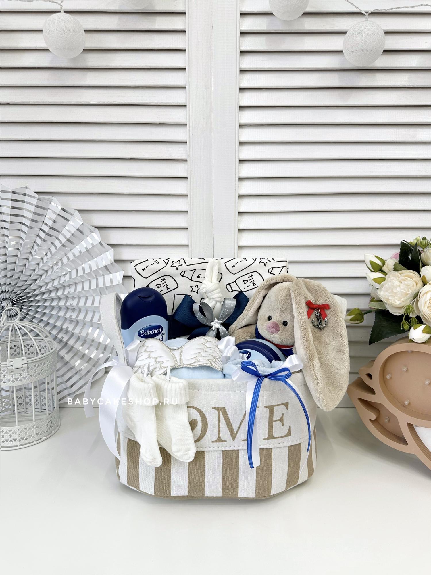 Подарочная корзина набор для мальчика «Зайка Ми мальчик»