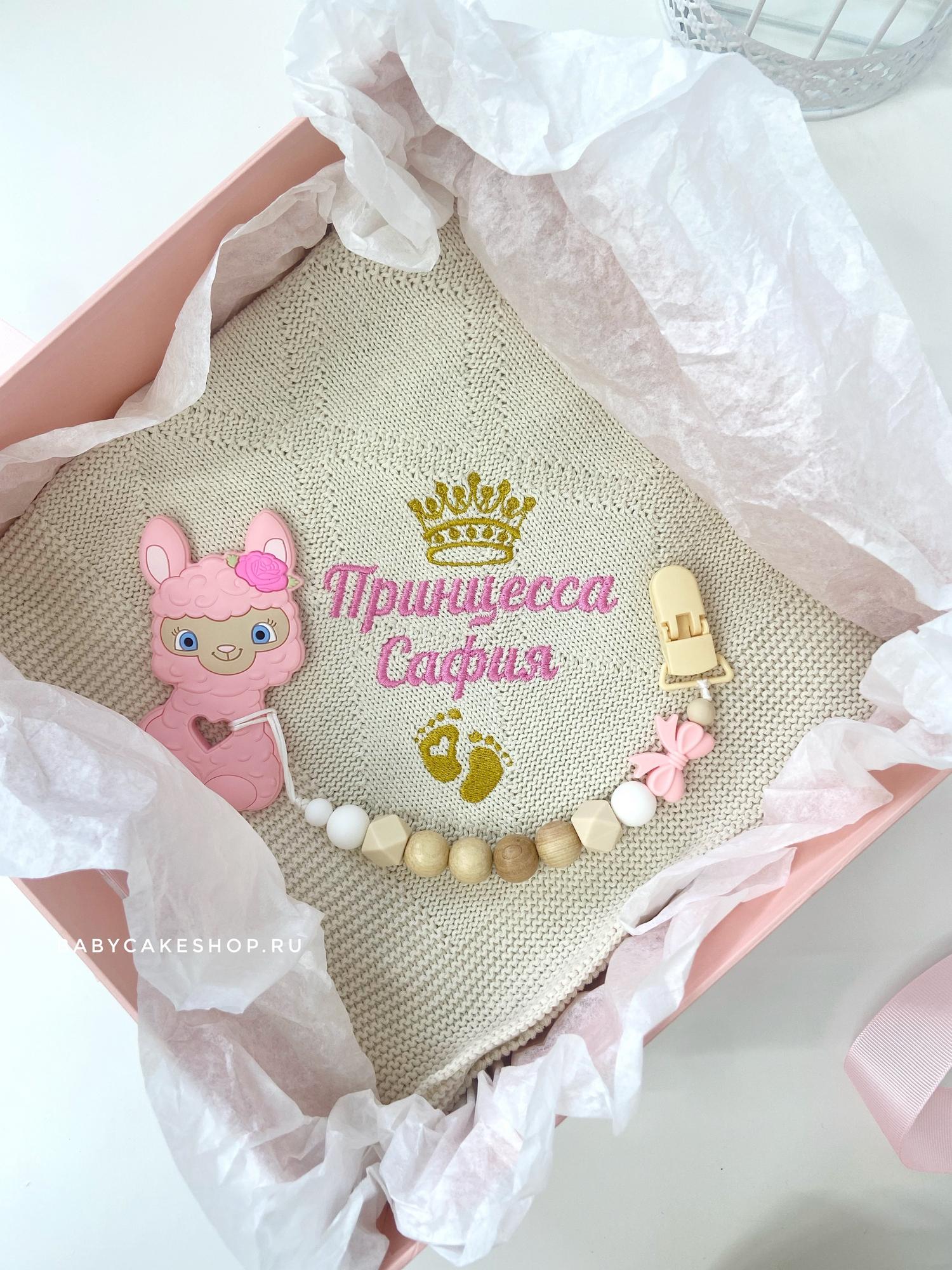 Подарочная коробка набор чемоданчик для девочки «Зайка в бантике»