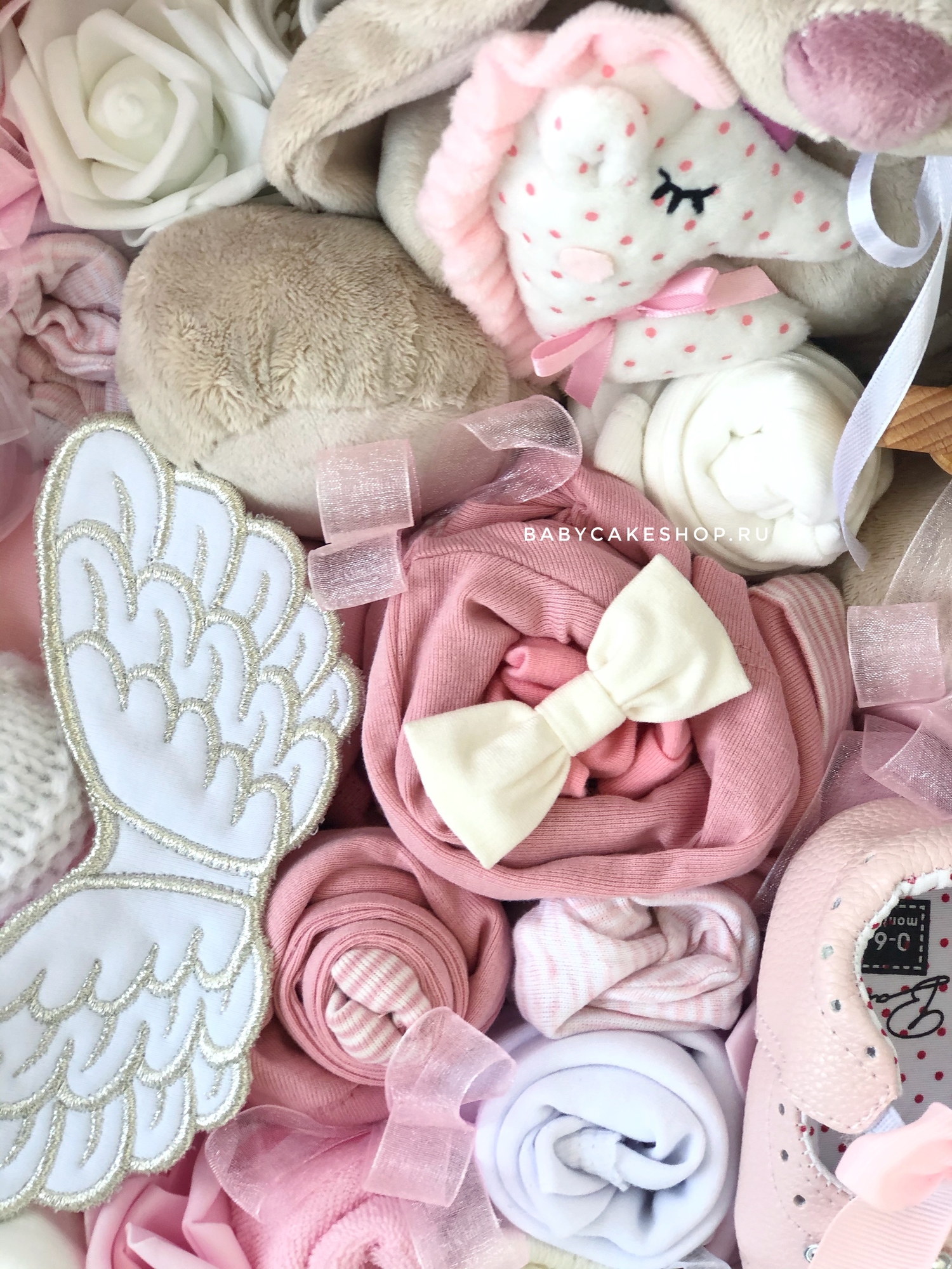 Подарочная корзина набор для девочки новорожденной «Большая Зайка Ми»