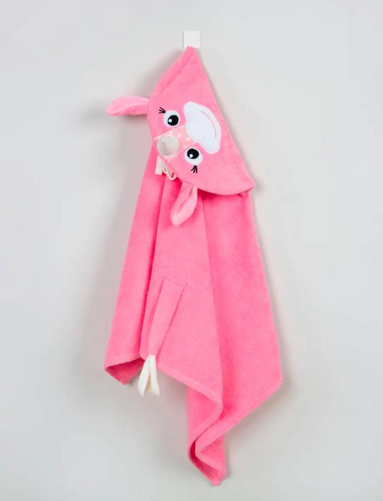 Полотенце детское, полотенце для купания с капюшоном и вышивкой «Единорог»