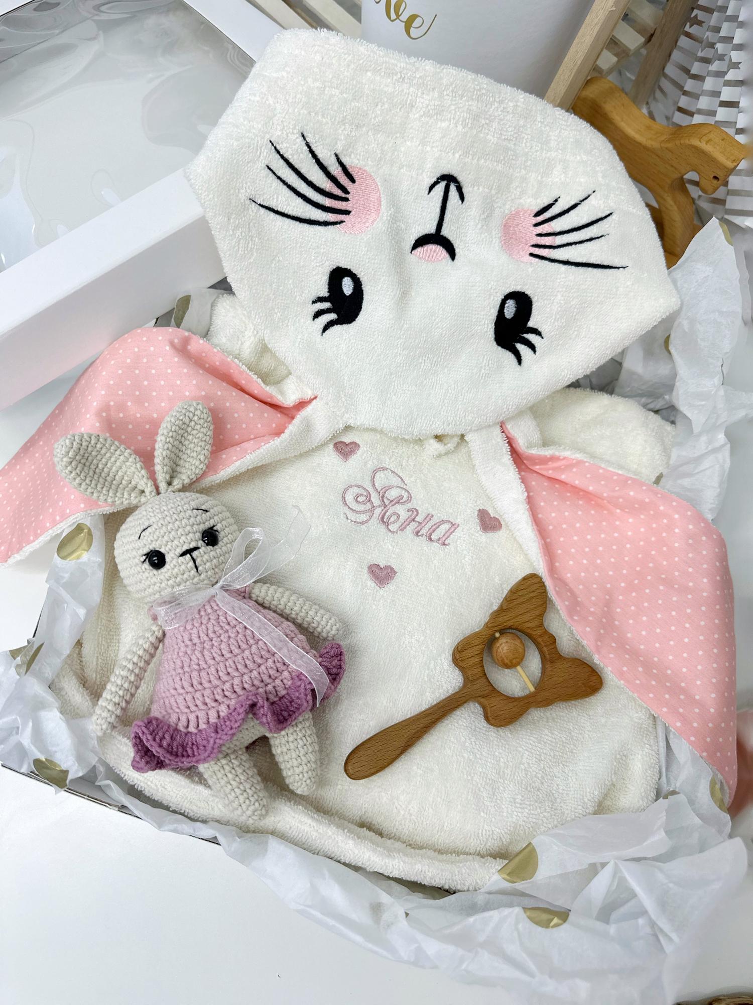 Халат детский махровый с вышивкой