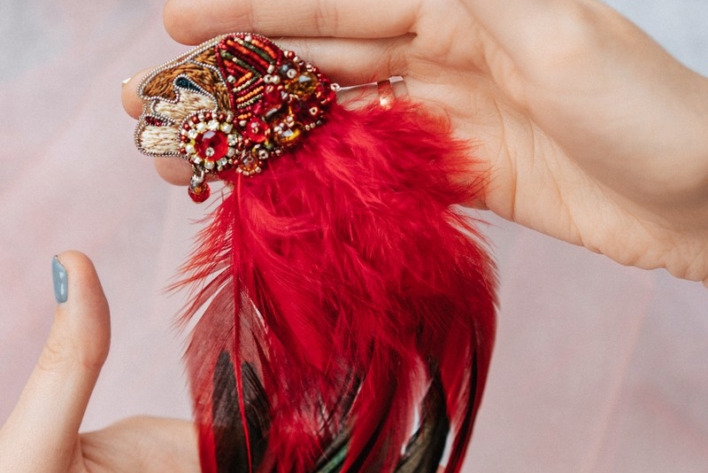 Набор материалов для создания броши ИНДЕЕЦ