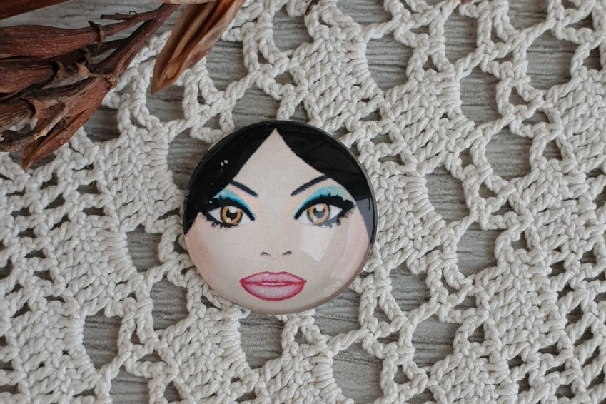 кабошон матрешка