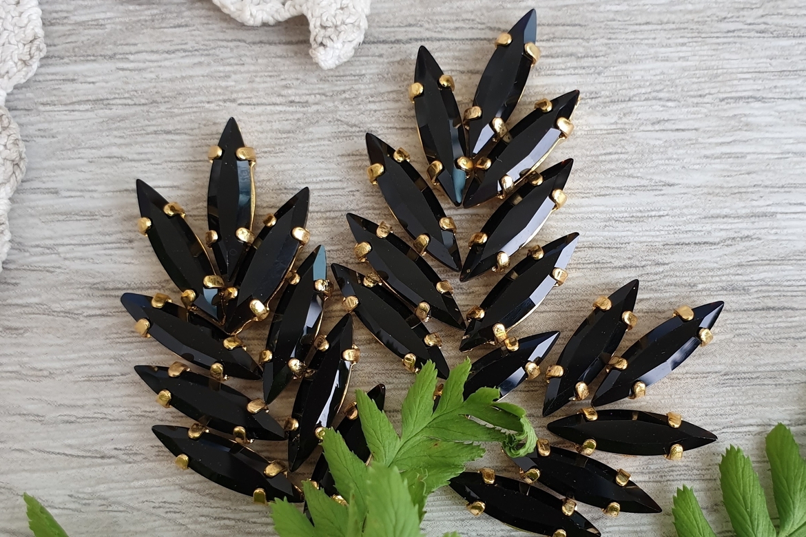 кристаллы для брошей