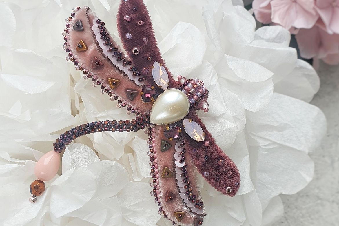 набор материалов для создания броши СТРЕКОЗА