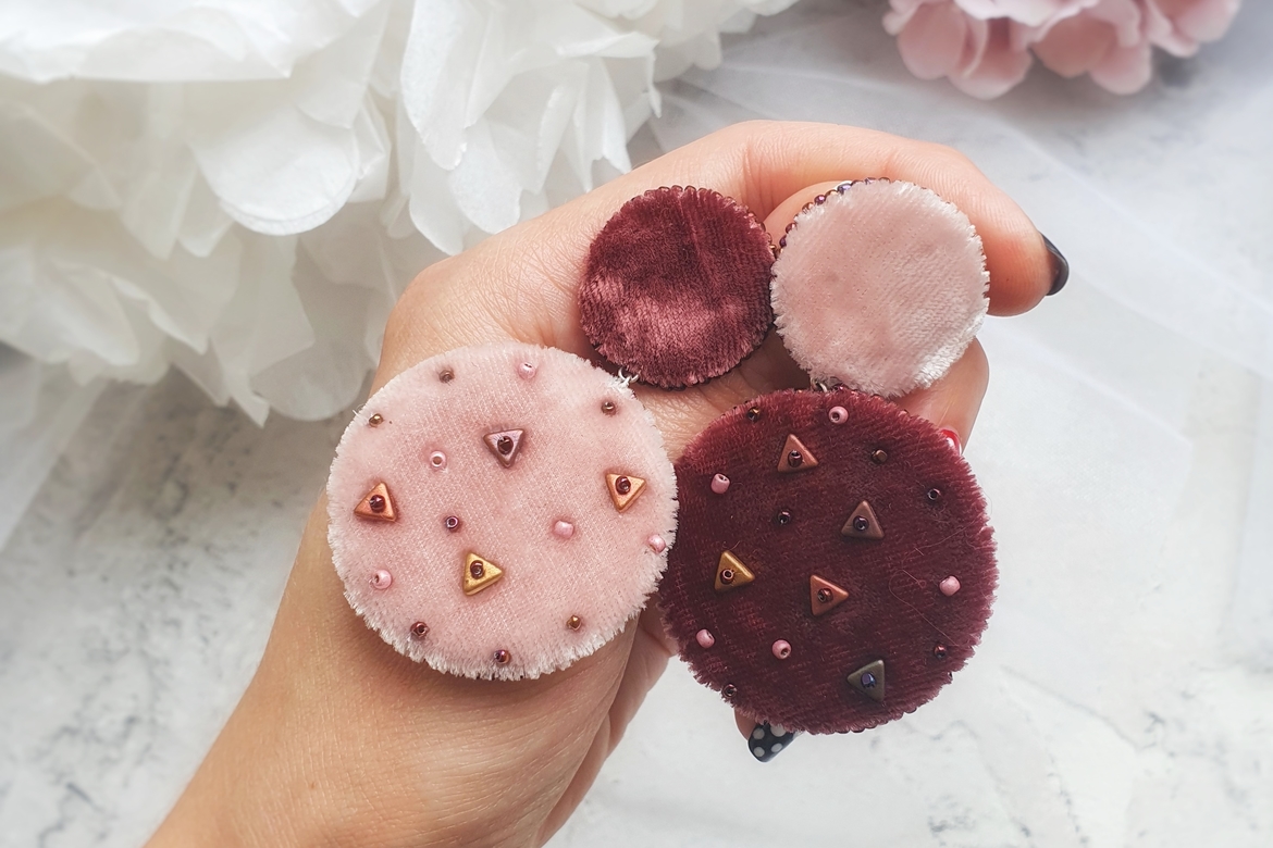 набор материалов для создания серег стрекоза