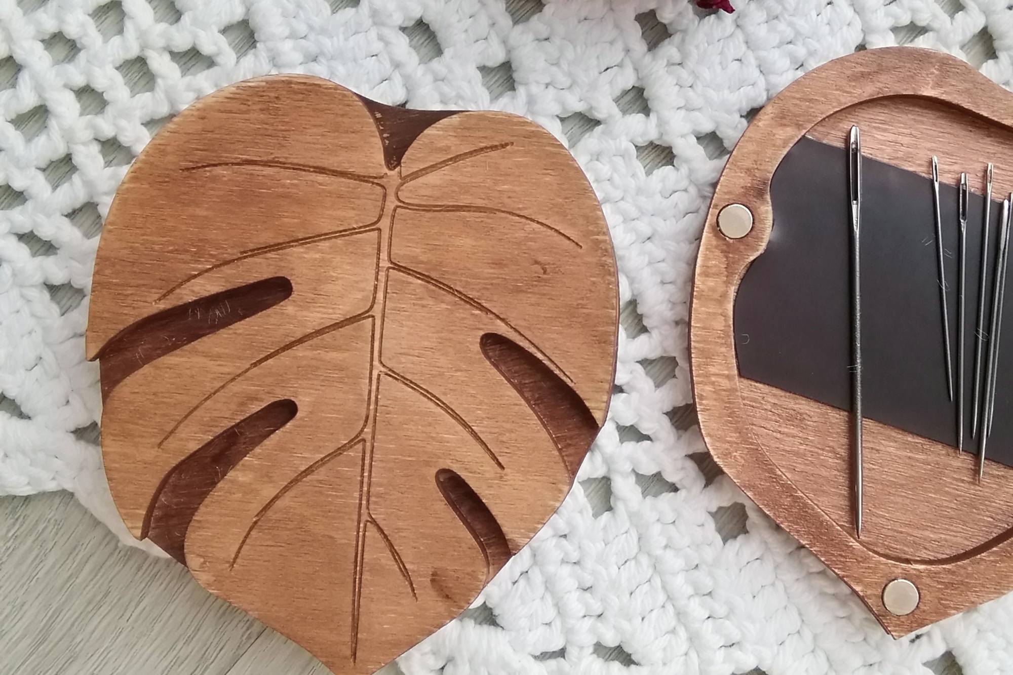 Игольница деревянная ручная работа