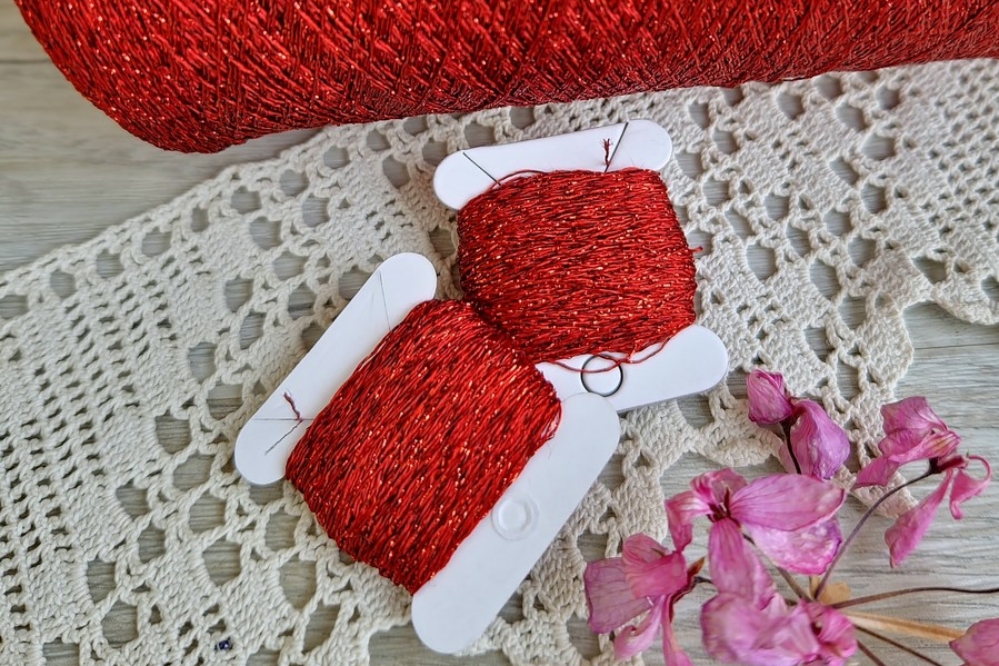 металлизированные нитки для вышивки