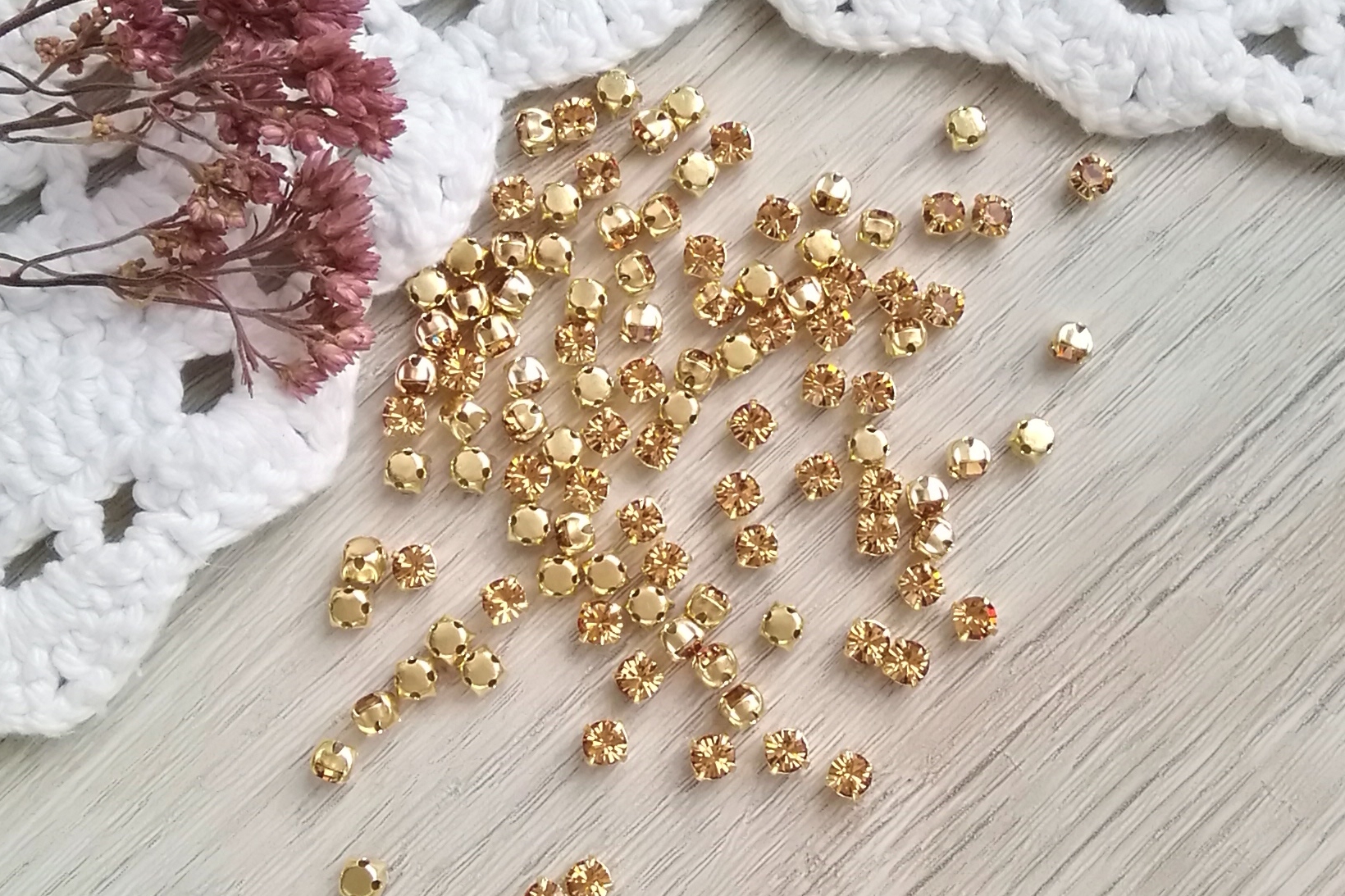 шатоны золотые чешские Precioza
