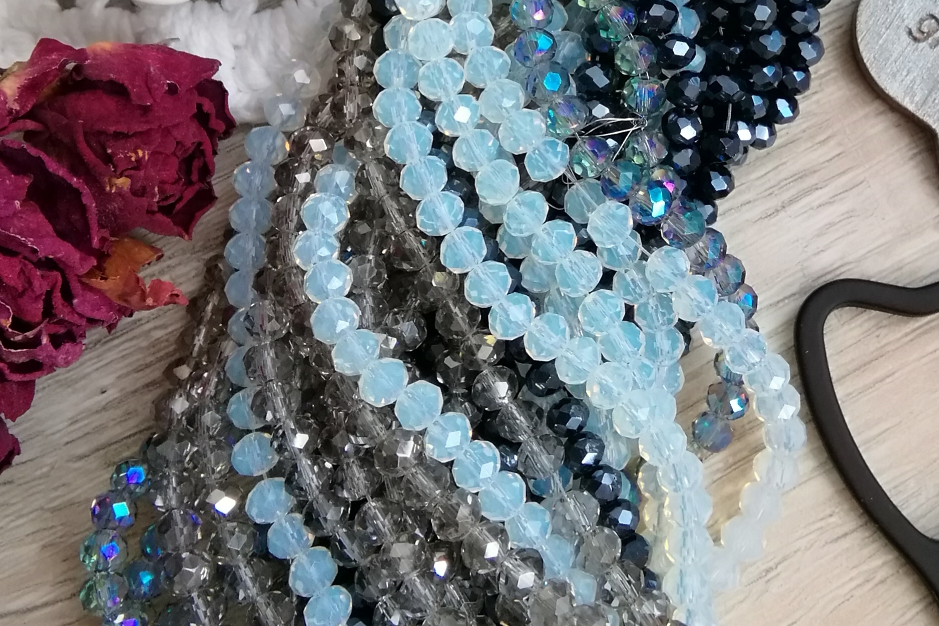 Рондели серые набор купить