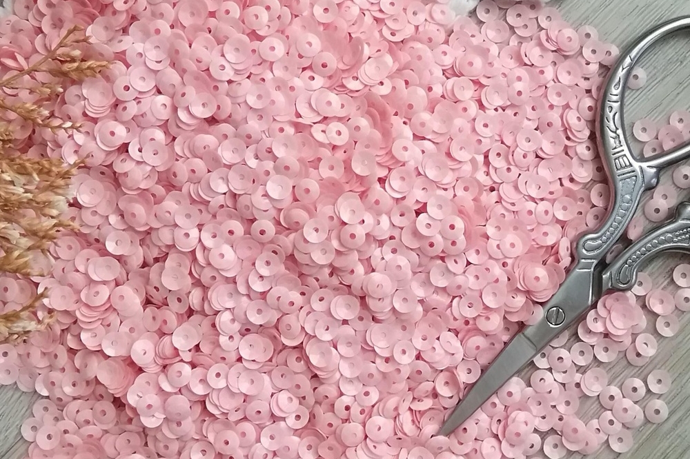 пайетки чаши розовые