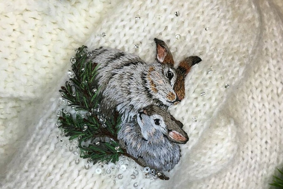 вышивка на одежде