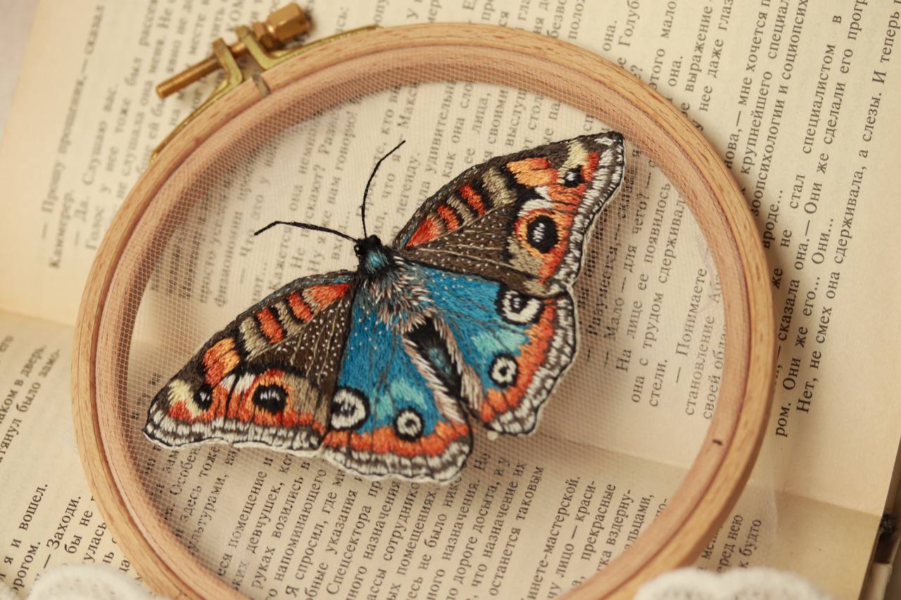 Набор материалов для вышивки бабочки ЮНОНИЯ (nab120)