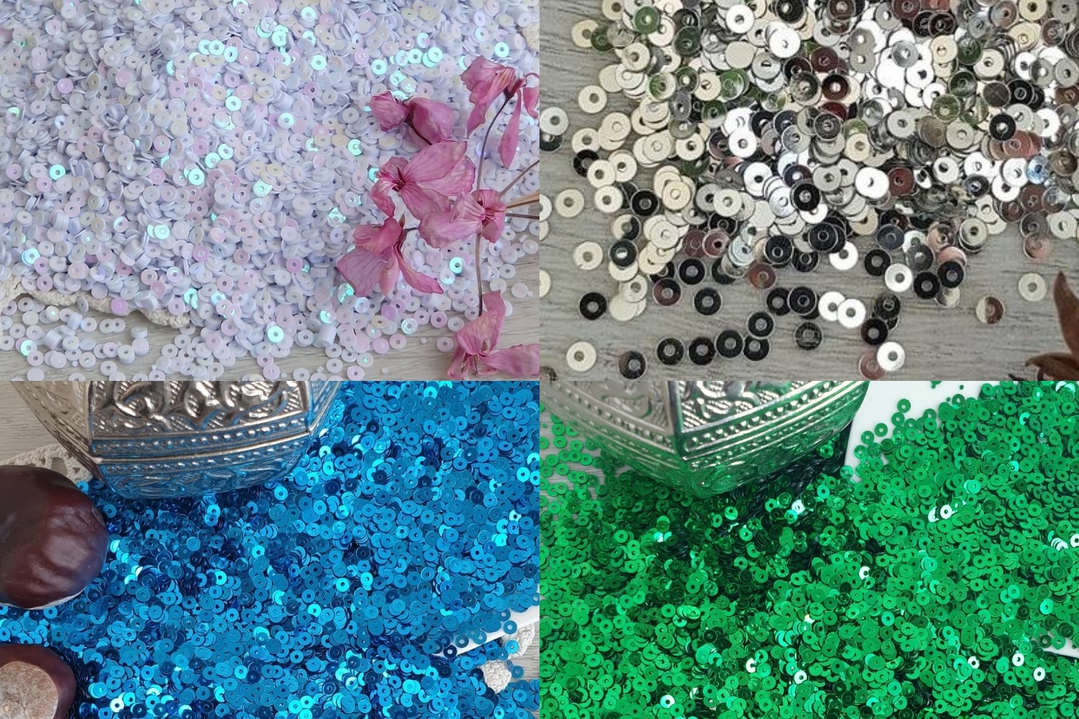 набор пайеток для вышивки