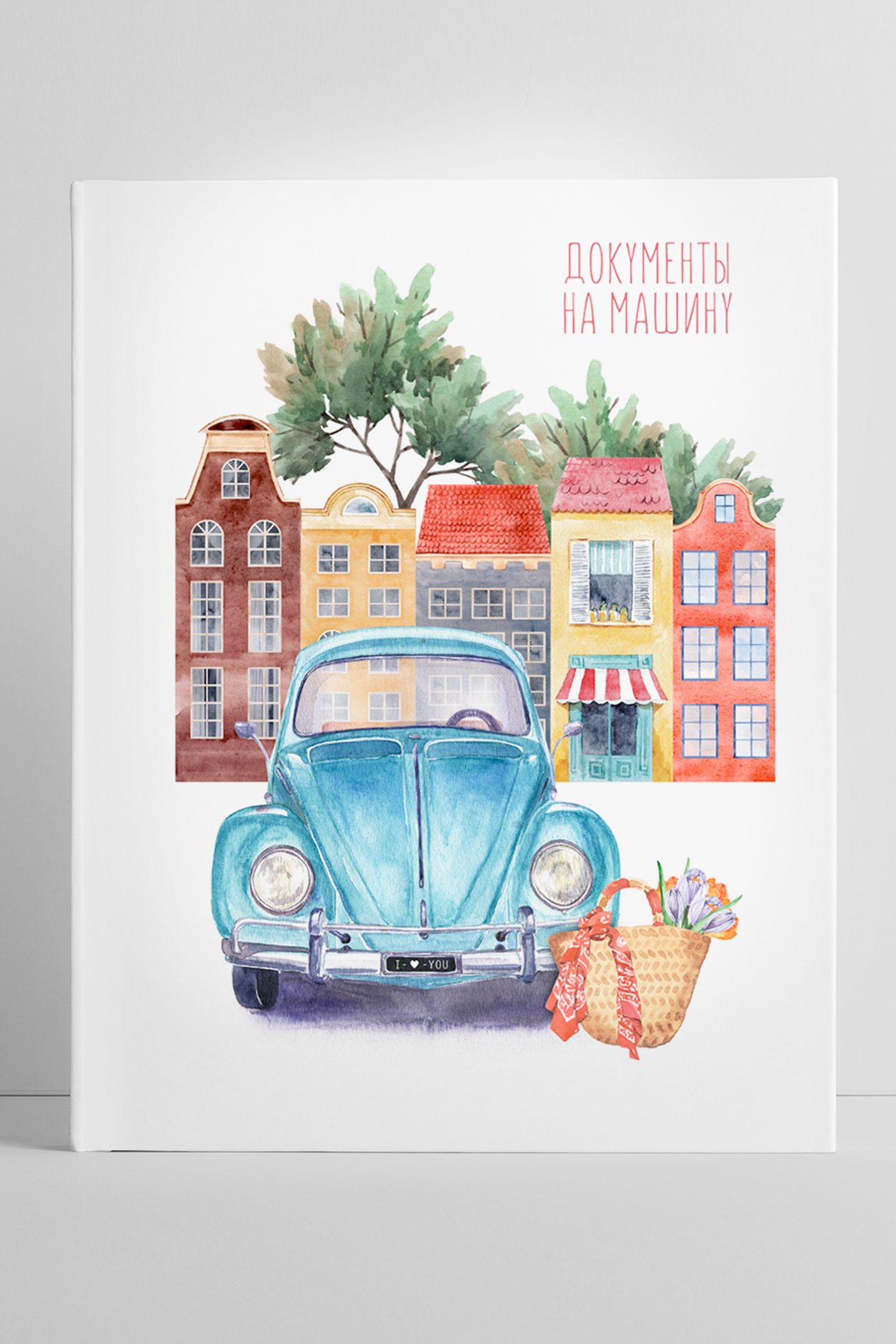 Папка на кольцах документы на машину