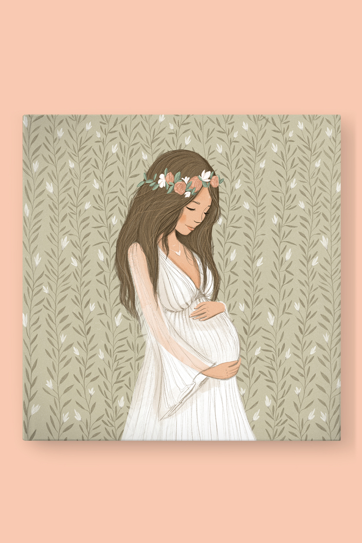 Альбом "Беременный" брюнетка