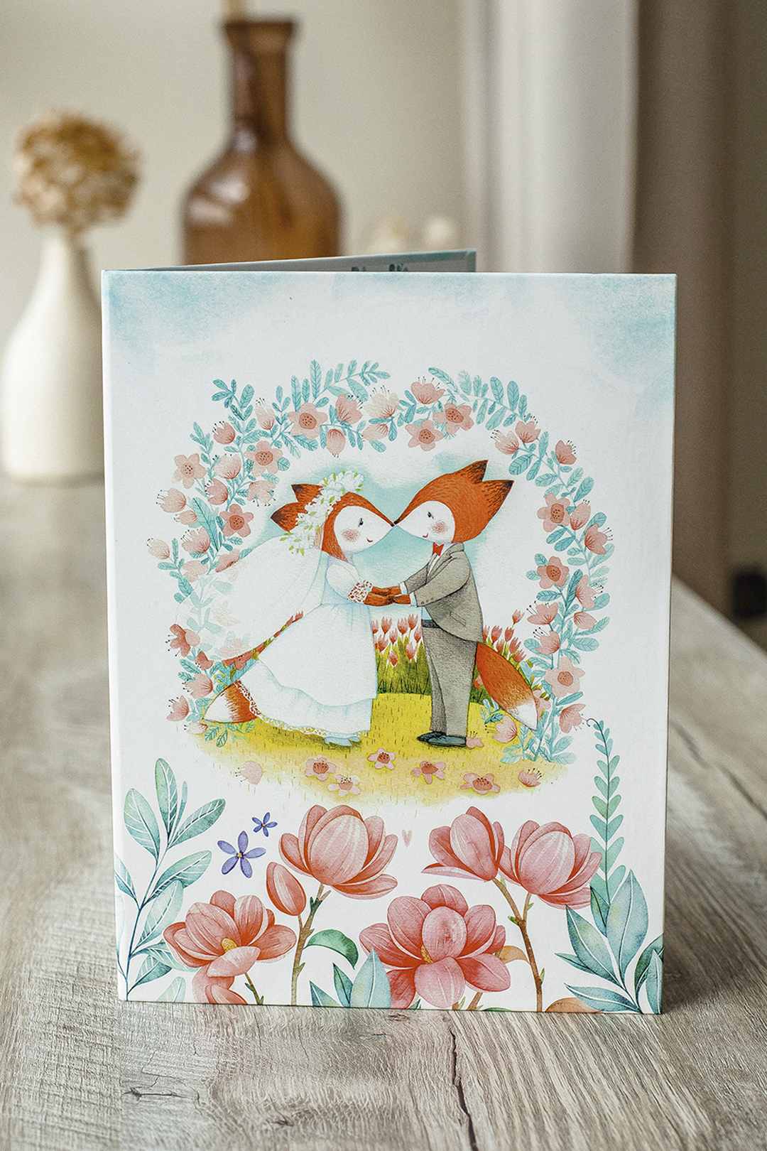 Папка для свидетельства о браке "С тортом"