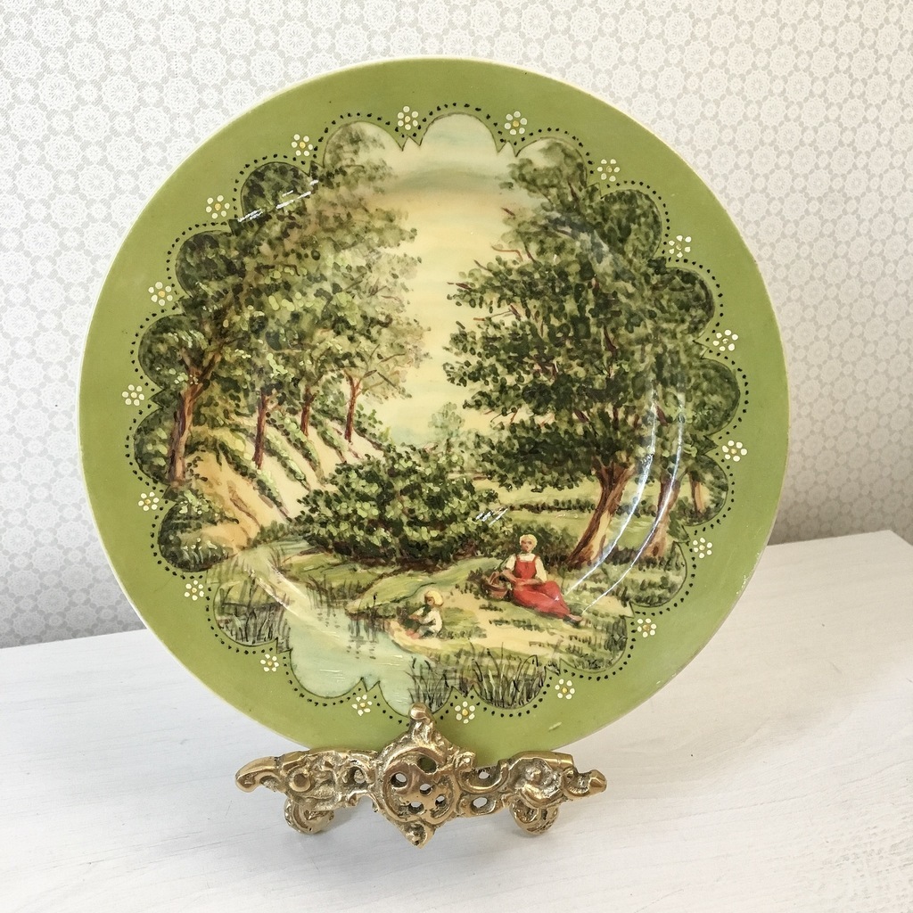 Тарелка декоративная "Полдень" живопись Д17,5 Арт 582