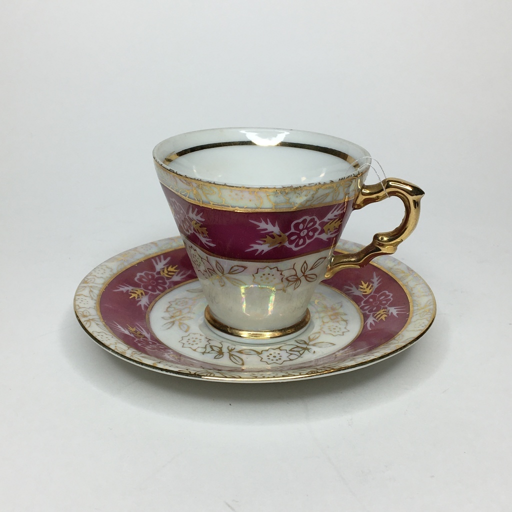 ✨Фарфоровая кофейная пара для эспрессо Арт 317