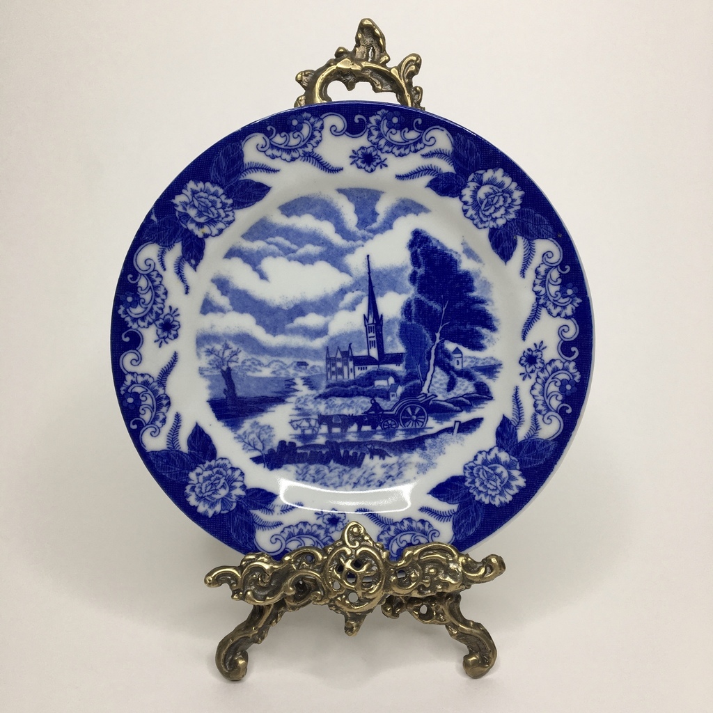 ✨Тарелки фарфоровые с пейзажем Д16см Арт 774