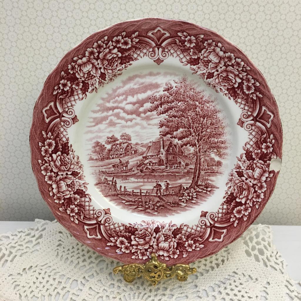 ✨Тарелка Англия Homeland Grindley (скол) Д26см Арт 128