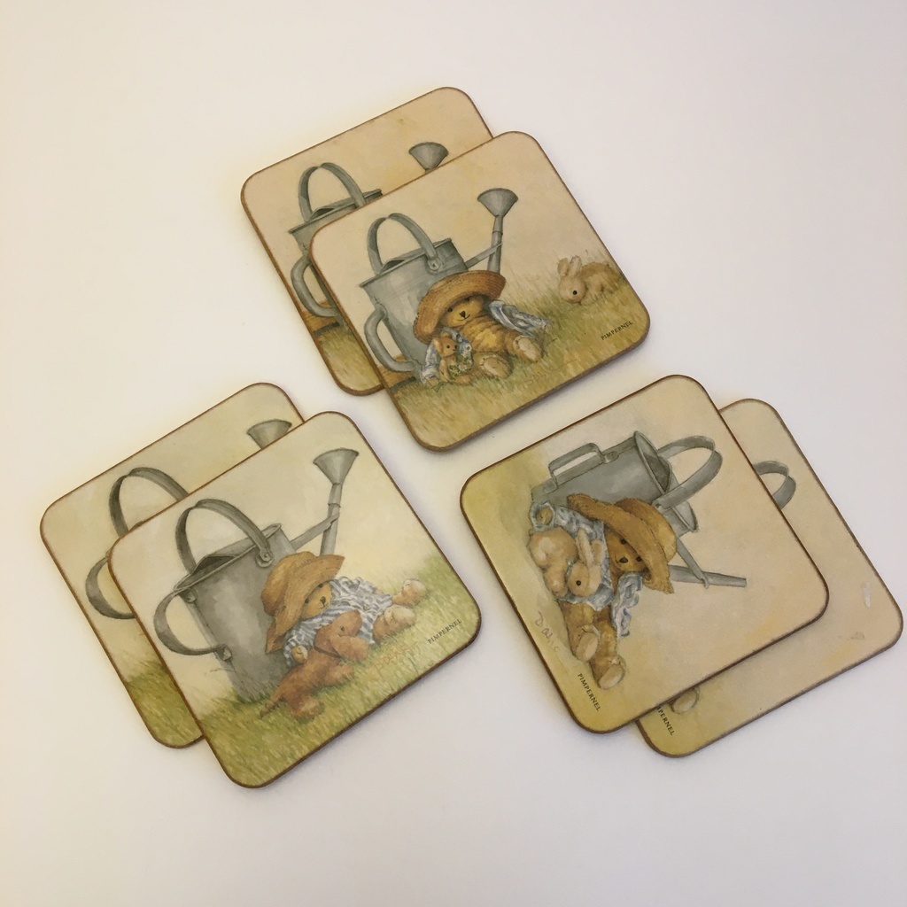 ✨Набор подставок под горячее "Мишки" Pimpernel Англия пробковые Арт 1669