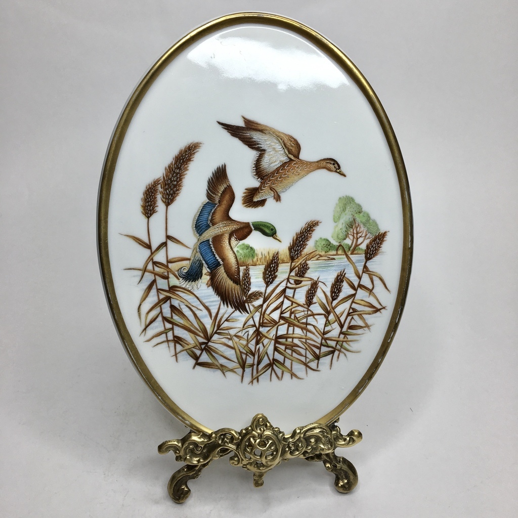 ✨Фарфоровое панно с утками Германия 20см Арт 660