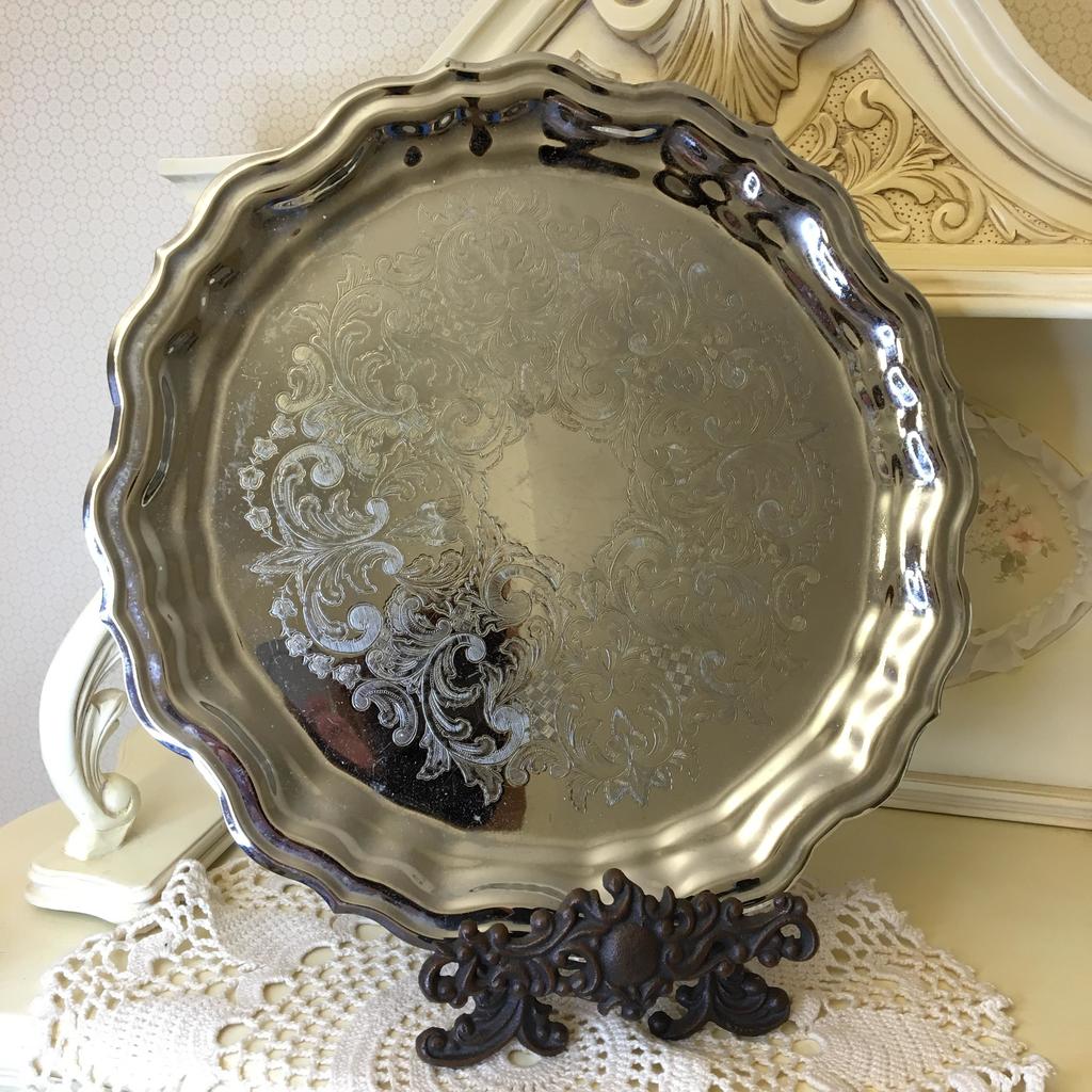 Поднос круглый Кольчугино 37 см  Арт 641