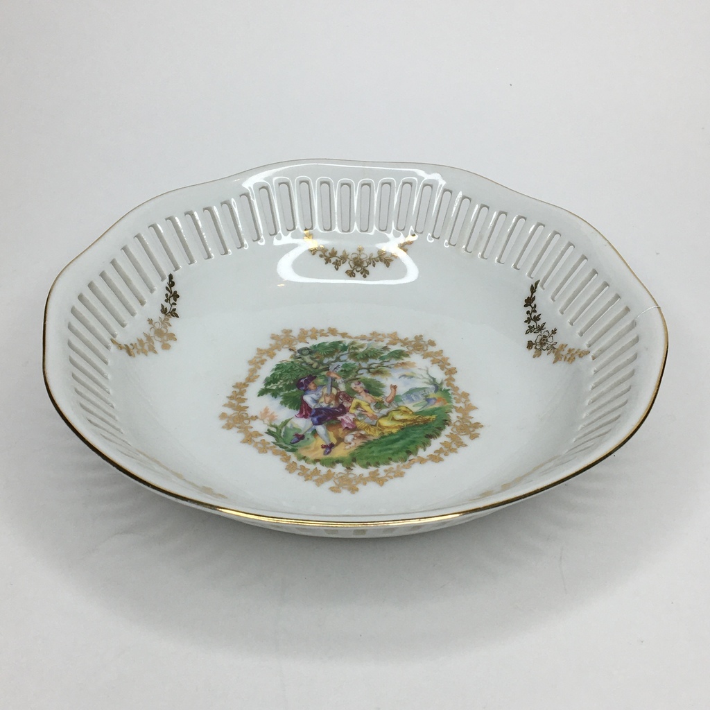 ✨Фарфоровая конфетница прорезной фарфор Арт 286