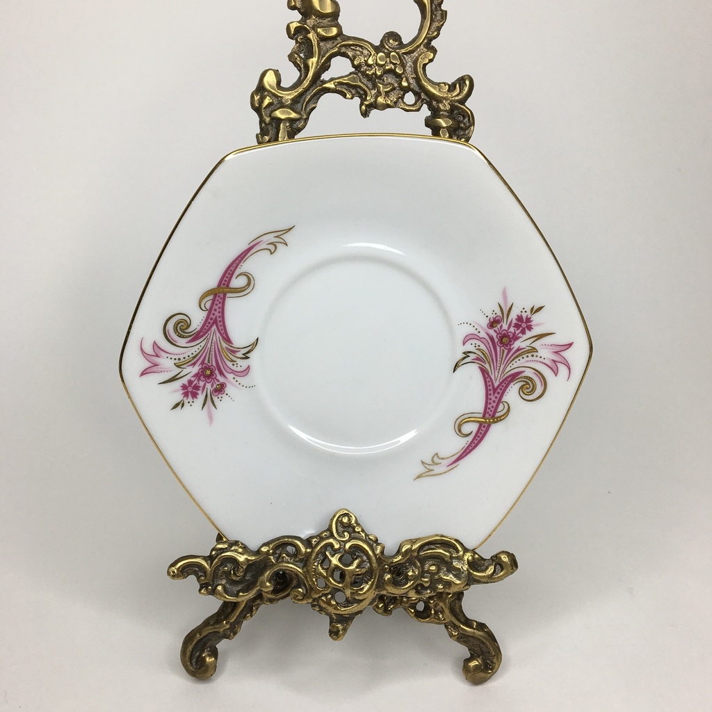 ✨Блюдце «Перо павлина» Арт 1114