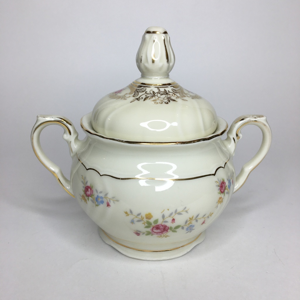 Фарфоровая сахарница «Мелкий цветочек» Бавария Арт 704