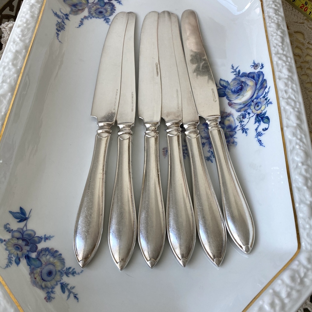 ✨Столовый нож «Классика» 24 см серебрение Арт 549