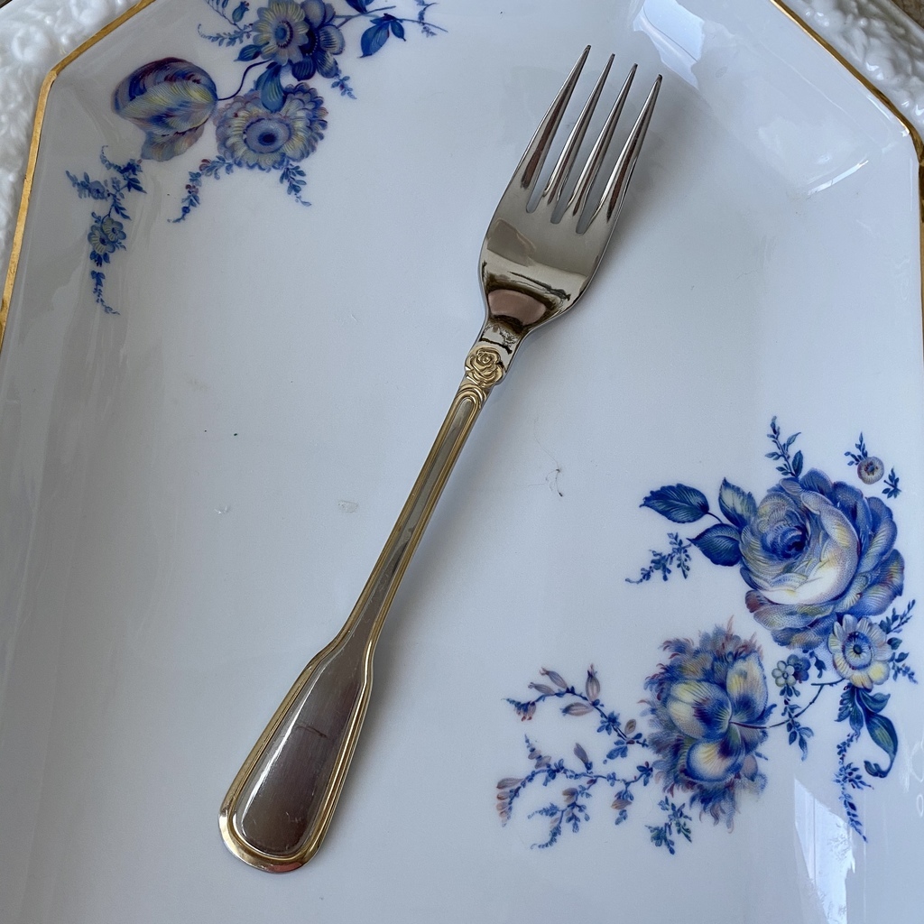 ✨Столовая вилка «Роза» Д 19 см Германия Арт 504