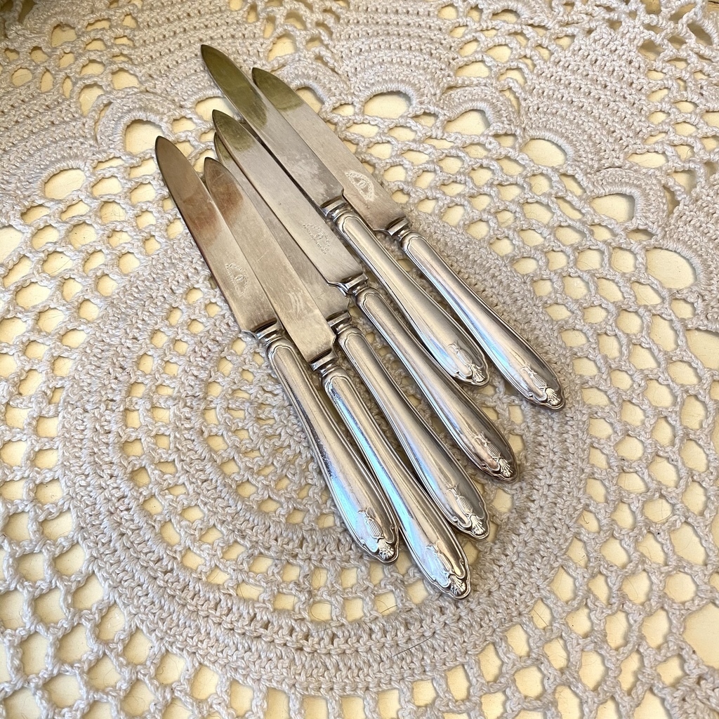 ✨Десертный нож 16 см серебрение Арт 203